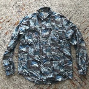 Vintage Silk Button up